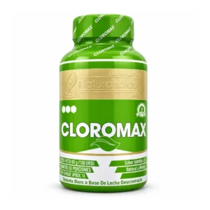 Cloromax tabletas de espirulina, espinaca y apio sabor menta, frasco de 100 unidades de Pureza Nativa